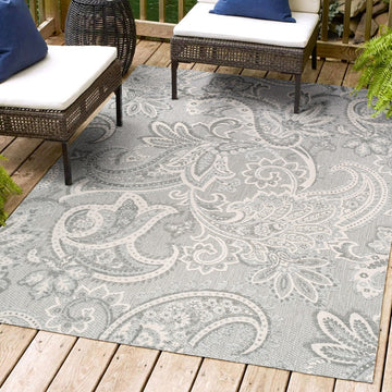 Gordes Paisley High-low Indoor/outdoor Area Rug